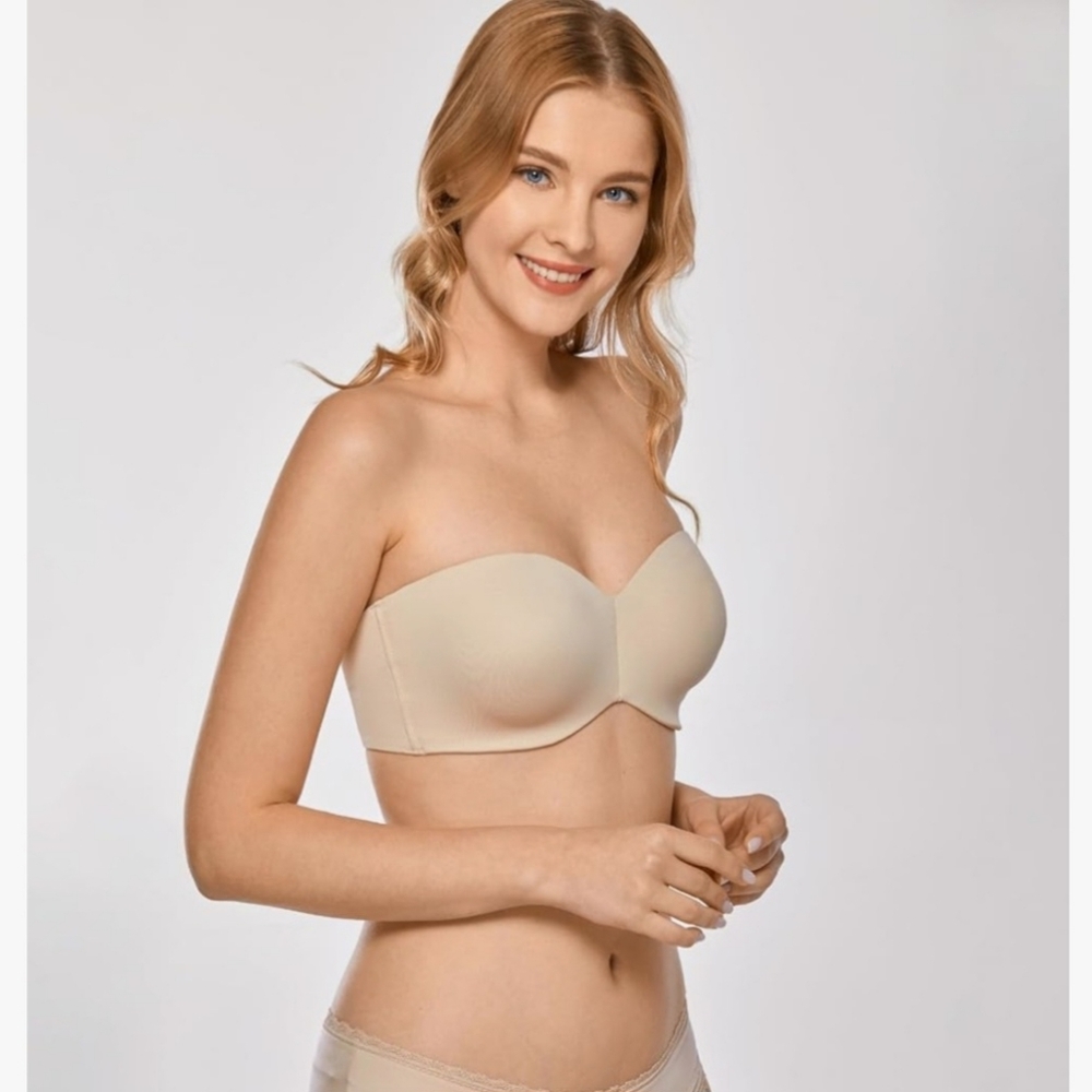 Strapless Cream Bra